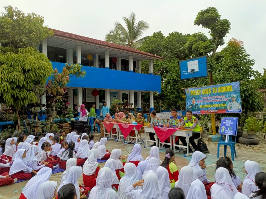 Satlantas Polres PALI Gelar Police Go To School, Ini dia Tujuannya