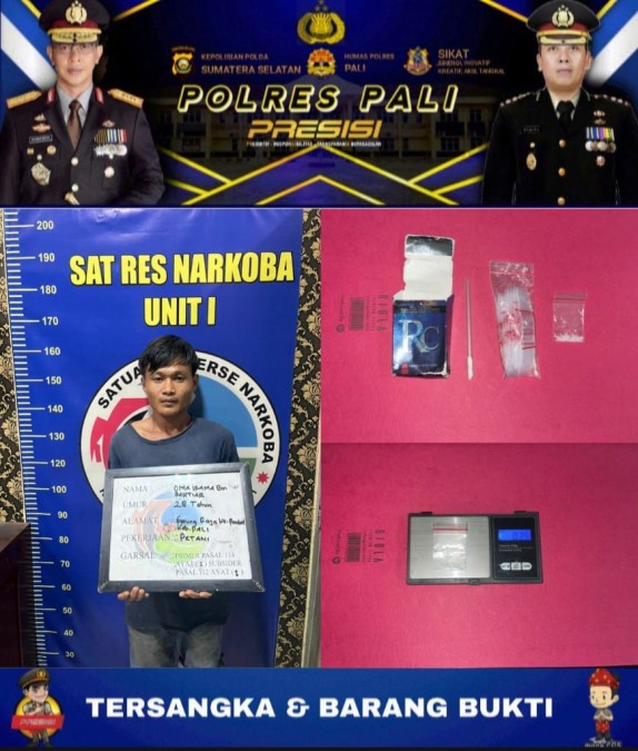 Empat Bulan Jalani Bisnis Narkoba, Oma Irama Diringkus Satnarkoba Pali