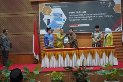 Pj Bupati Banyuasin Terima Hasil LHP Kinerja dan Pemeriksaan Dari BPK RI