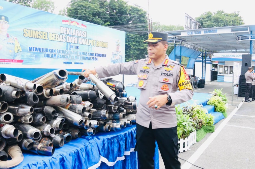 Dirlantas Polda Sumsel, 3 Faktor Utama Knalpot Brong Ditertibkan
