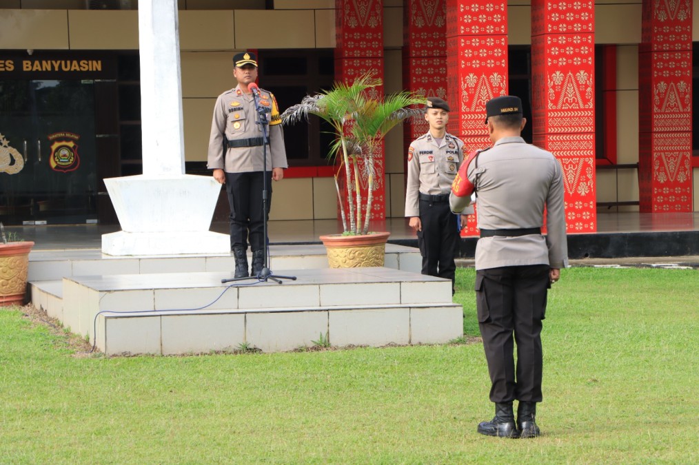 Operasi Lilin Usai, Polres Banyuasin Fokus Operasi Mantap Brata Musi
