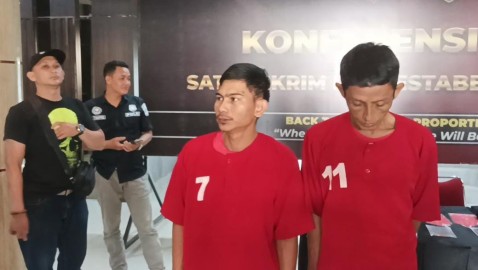Dua Pelaku Begal Bersenpi Viral Di Medsos Diamankan Polsek Kalidoni