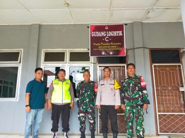 Polsek Penukal Abab Amankan Gudang Logistik P