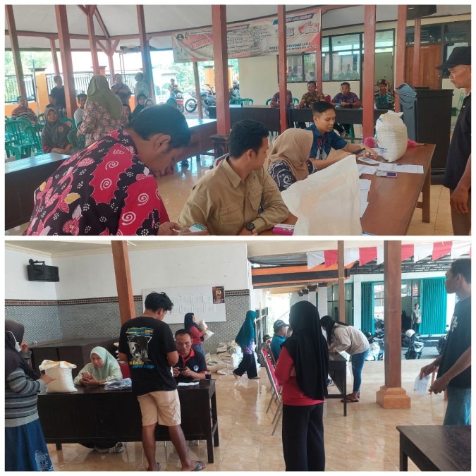 Pemdes Tenggarejo Salurkan Bantuan Pangan Tahap 2 Pada 242 KPM