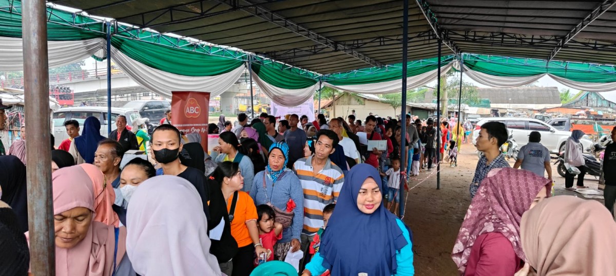Kendalikan Inflasi Pemkot Palembang Melalui Dinas Perdagangan Adakan Pasar Murah