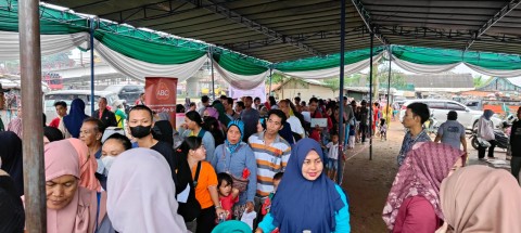 Kendalikan Inflasi Pemkot Palembang Melalui Dinas Perdagangan Adakan Pasar Murah
