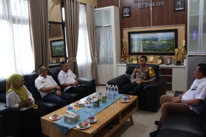 Kapolres Musi Rawas Terima Audiensi Kepala ATR/BPN