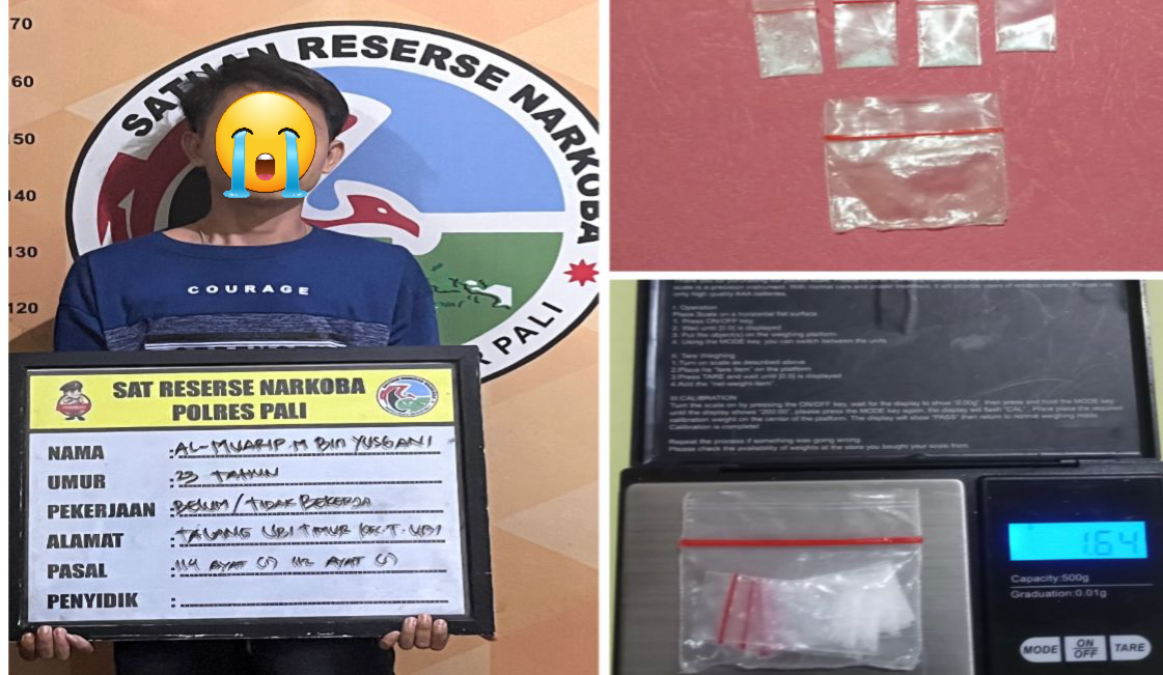 Pria Asal Talang Ubi Timur Diringkus Satnarkoba Pali
