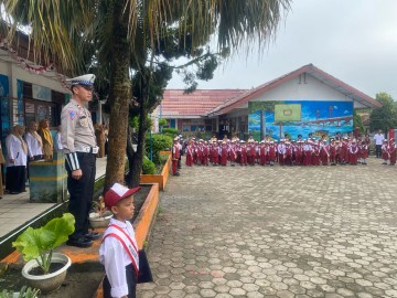 Tanamkan Tertib Lalulintas Sejak Dini, Satlantas Polres Pali Laksanakan “Police Go To School”