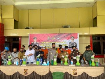 Kapolres Banyuasin ‘Blender’ Narkotika
