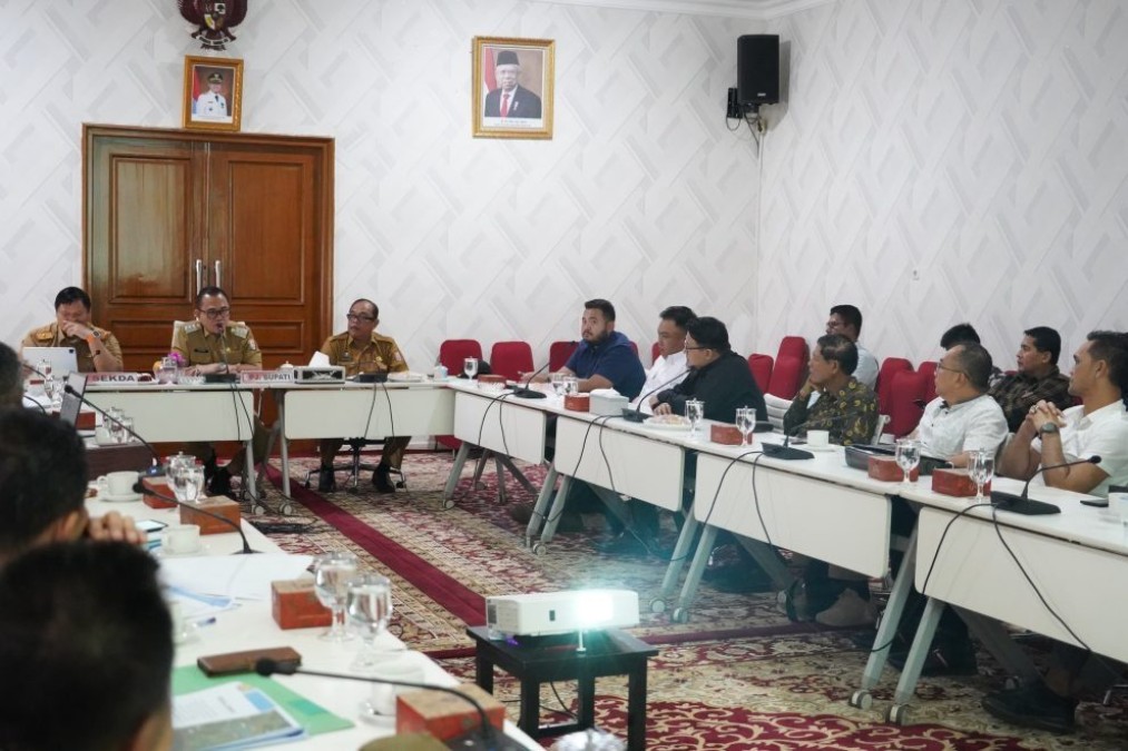 Pj Bupati Banyuasin Ajak Prusahaan Ikut Partisipasi Normalisasi Sungai Boom Berlian