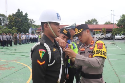 Kapolres Musi Rawas Pimpin Pembacaan Ikrar Deklarasi Aksi Keselamatan Jalan