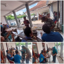 Pemdes Jengglungharjo Salurkan Bantuan Pangan Pada 742 KPM, Kades Berharap Bisa Ringankan Kebutuhan