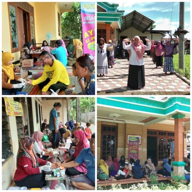 Pemdes Tawing Gelar Posbindu Rutin Tiap Bulan, Ini Harapan Kades
