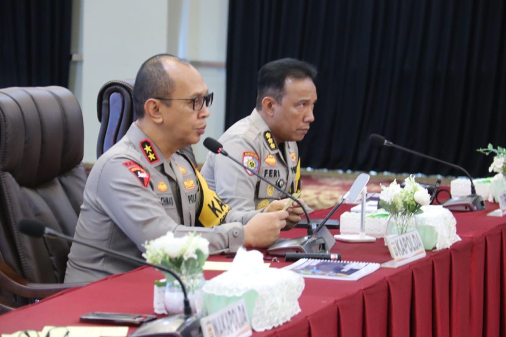 Gelar Rapat Koordinasi Linsek Operasi Ketupat Musi 2024, Kapolda Sumsel : Antisipasi Perlintasan Kereta Api Titik Utama Kemacetan