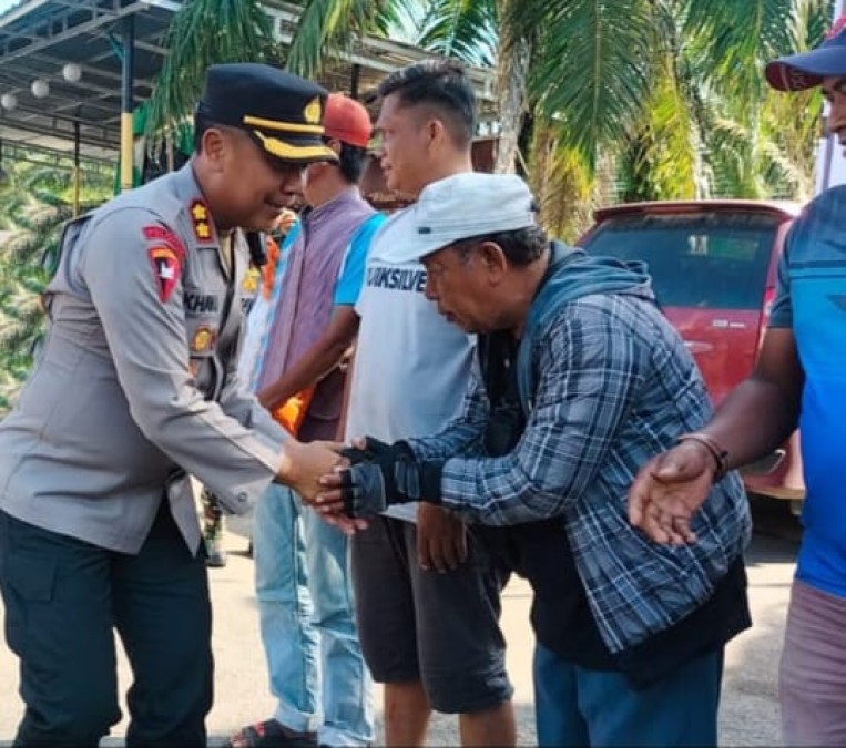 Jumat Curat, Warga Sampaikan Keluhan Sampah, Ini Tanggapan Kapolres Pali
