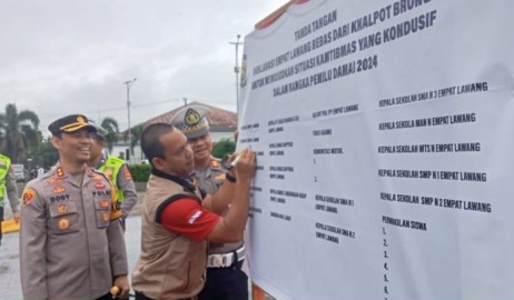 Pj Bupati Pimpin Pembacaan Deklarasi Larangan Knalpot Brong