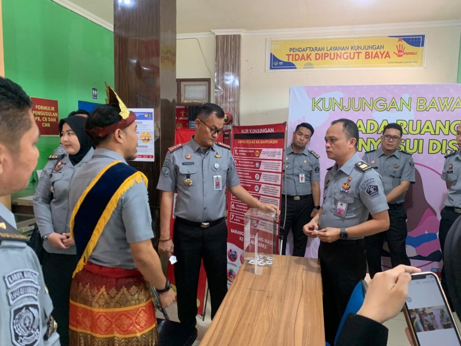 Lapas Banyuasin Terima Studi Tiru Pembangunan ZI dari Lapas Kelas IIA Bengkulu