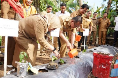 PJ Bupati Hani Syopiar Rustam Lounching Gertas di Lingkungan Sekolah