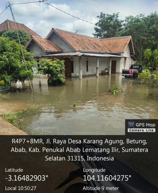 Polsek Penukal Abab Mulai Monitoring Debit Air