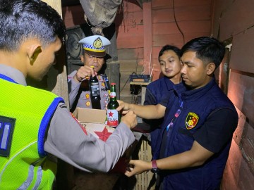 Operasi Keselamatan dan Pekat 1 Musi 2024, Polres Pali Sasar Cafe Hingga Rumah Mantan TNI