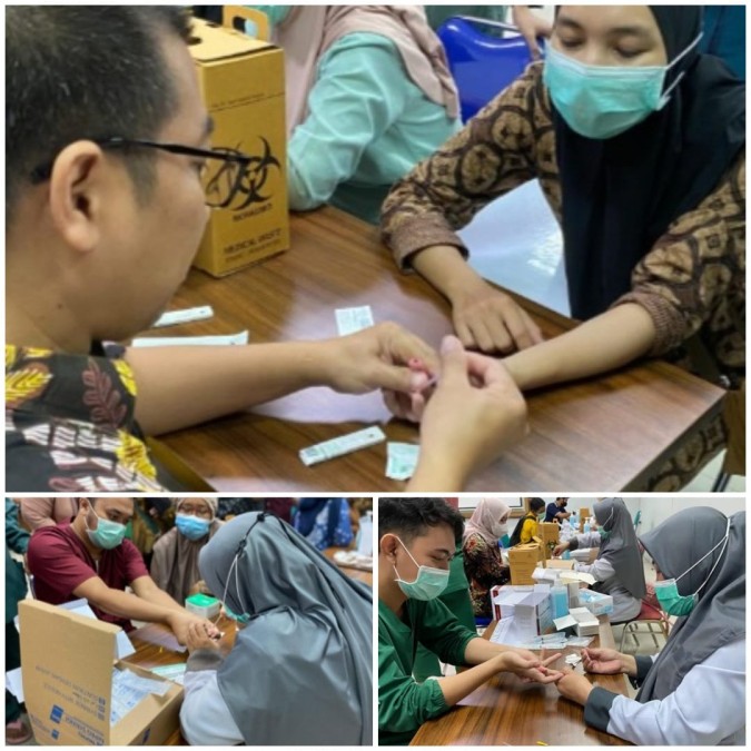 Cegah Hepatitis B, Ratusan Karyawan RSUD dr. Iskak di Berikan Vaksinasi