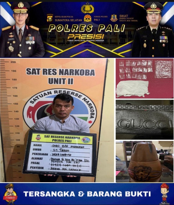 Gerebek Rumah Pengedar Sabu, Satnarkoba Pali Sita 17 Paket Klip Sabu