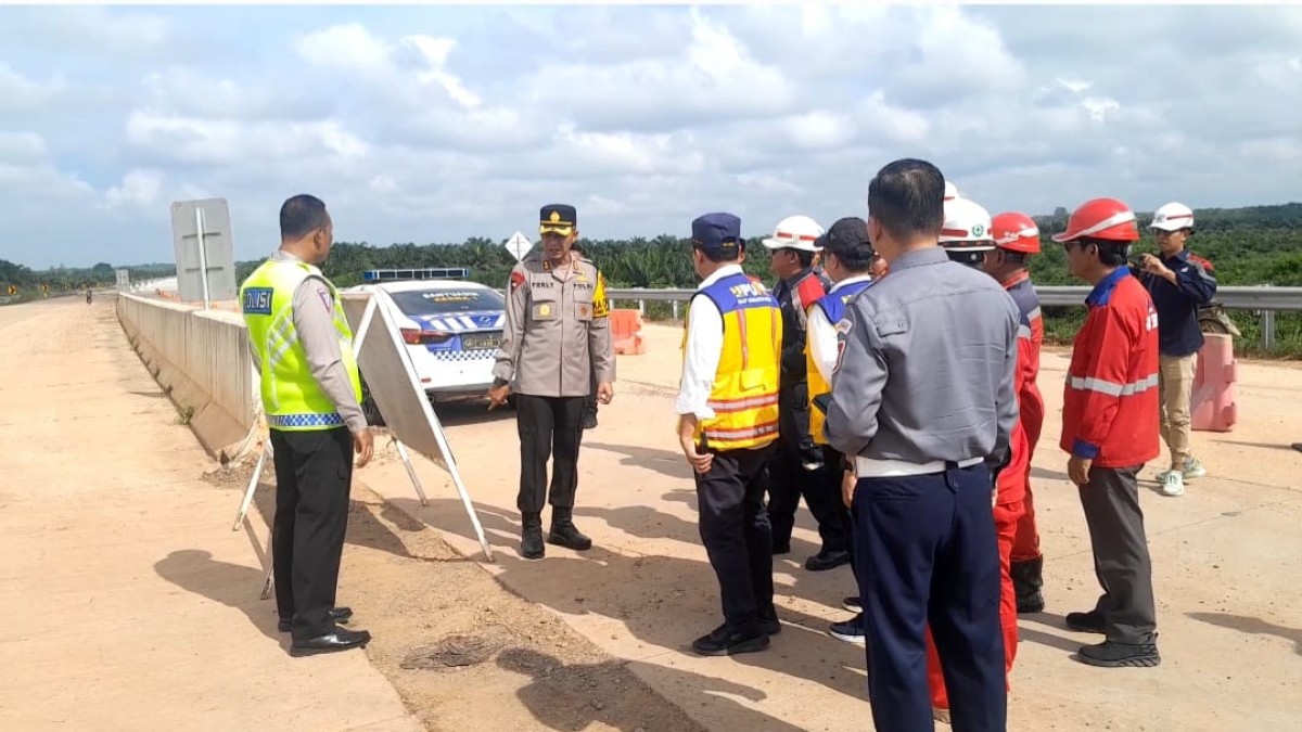 Kapolres AKBP Ferly Rosa Putra Turun Langsung Cek Kesiapan Jalan Kapal Betung