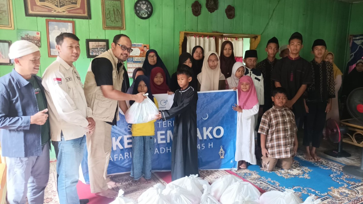 Ramadan 1445 H, Medco E&P Bersama PWI Pali Gelar Baksos