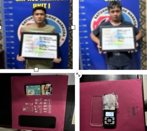 Terlibat Peredaran Narkoba, Dua Warga Betung Digulung Satnarkoba Polres Pali