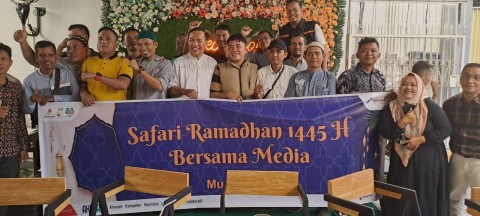 Safari Ramadhan 1445 H, KKKS PT Pertamina EP Pendopo Field dan Jurnalis Musi Rawas Buka Bersama