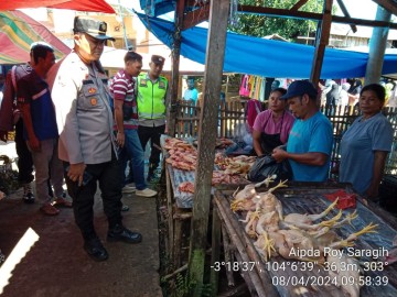 H-2 Idul Fitri, Kapolres Tanah Abang Monitoring Harga dan Srock Sembako