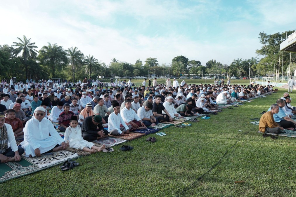 Sambut 1 Syawal 1445 H, Pertamina Hulu Rokan Zona 4 Selenggarakan Sholat Ied Hingga Halal Bi Halal