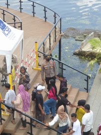 H+5 Libur Lebaran, Polres Musi Rawas Tetap Siaga di Objek Wisata Padat Pengunjung