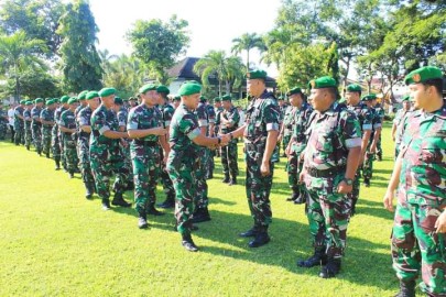 Dandim 0806/Trenggalek Pimpin Apel Gabungan Pasca Cuti Lebaran