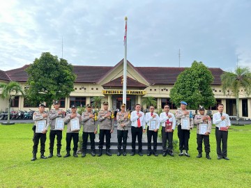 Ungkap Kasus Narkoba, Kapolsek BTS Ulu Terima Penghargaan
