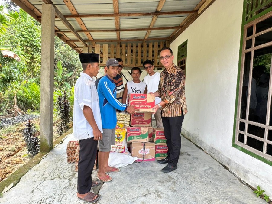 Orda ICMI Musi Rawas Beri Tali Bantuan pada Warga yang Terdampak Banjir di Terawas Banjir