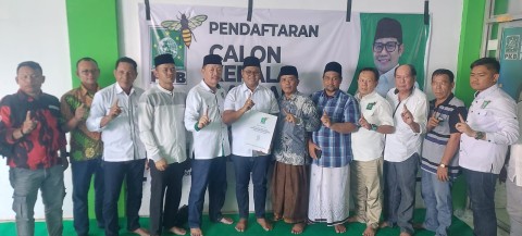 Menunjukkan Keseriusan, Dian Prasetyo Ambil Formulir Calon Bupati di PKB Musi Rawas