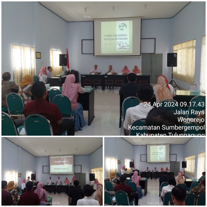 Tingkatkan Mutu dan Keamanan Pangan, DKP Tulungagung Gelar Sosialisasi Registrasi PSAT- PDUK