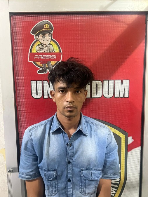 Pelaku Pencurian Sendal di Gelora November kompleks Pertamina Diringkus