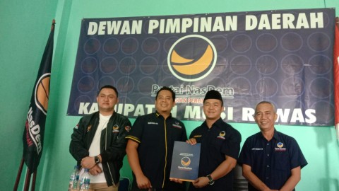 Pergantian Ketua DPD Nasdem Mura, Nasrun Tegaskan Tidak Ada Konflik