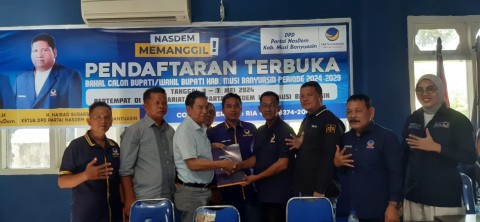 Ambil Formulir Bacabup di Kantor Nasdem Muba, “Raja Minyak” Merasa Sejuk