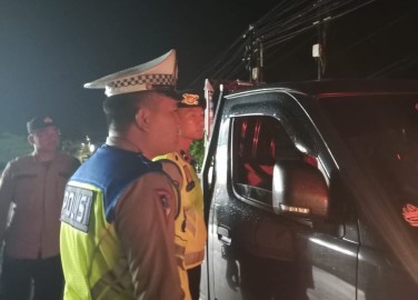 KRYD Polres Pali, Tak Hanya Penyetopan Namun Dihimbau Pengendara Pulang