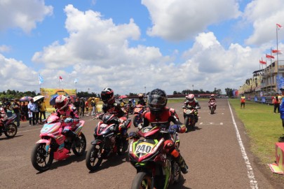 Ratusan Raider Region Sumatera Ngaspal di Skyland Internasional Circuit Sekayu