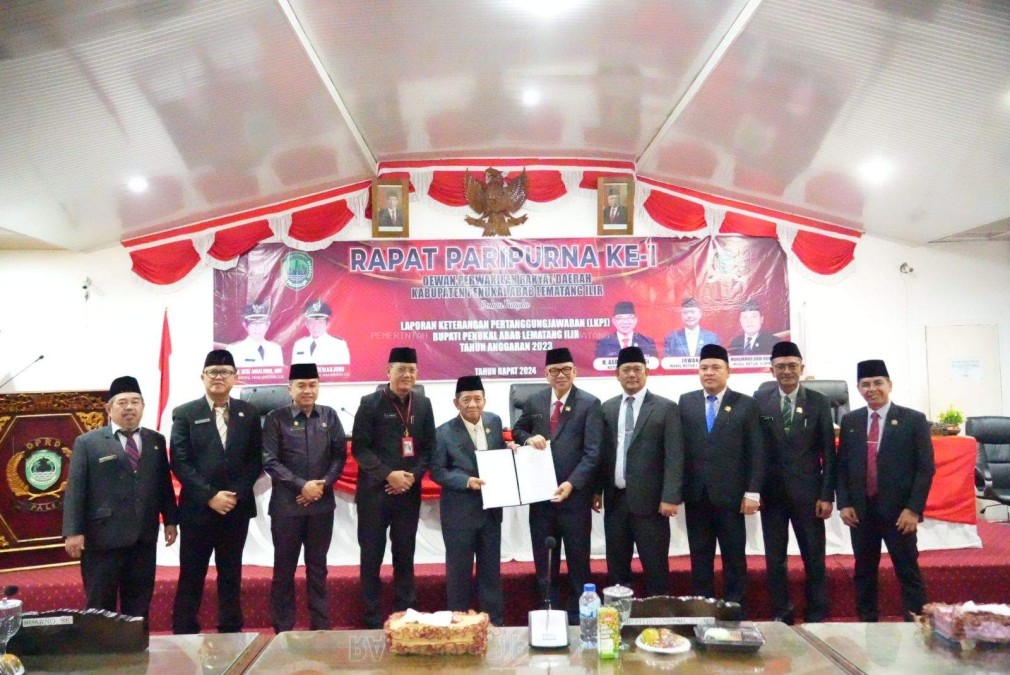 Rapat Paripurna DPRD PALI Membahas Pertanggungjawaban Bupati dan Peningkatan Kesejahteraan Masyarakat