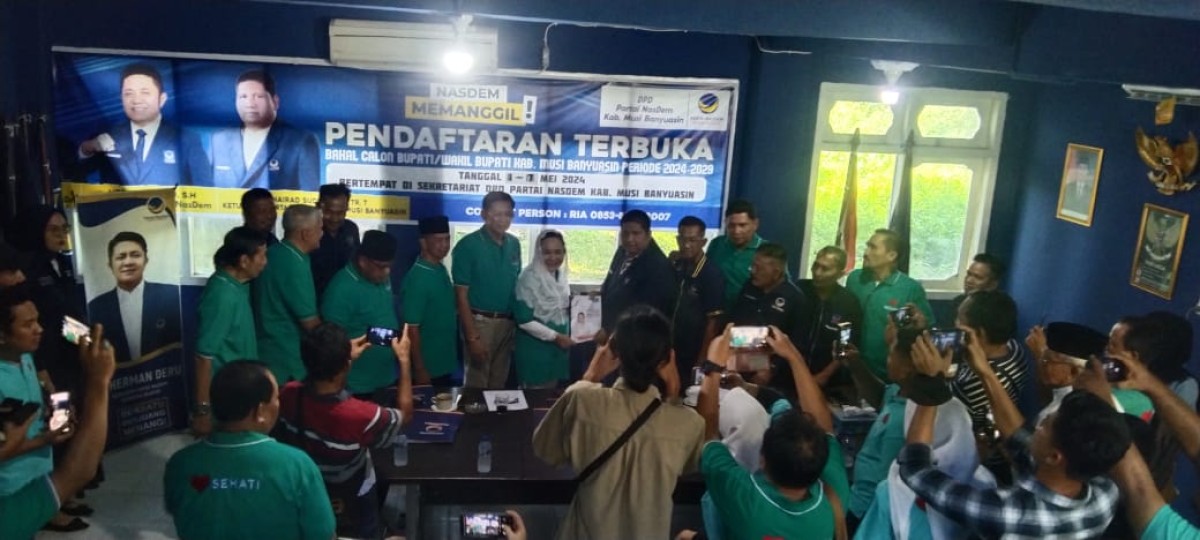 Tiga Kandidat Kembalikan Berkas Pencalonan di NasDem Muba
