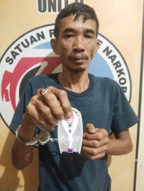 Pengedar Narkoba di Gunung Menang Diringkus Satnarkoba Polres Pali