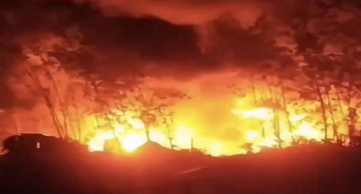 Lagi 3 Sumur Minyak di Muba Terbakar Hebat, Membuat Masyarakat Heboh