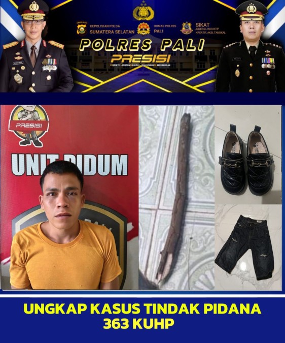 Gencar..! Satreskrim Polres PALI Ringkus Terduga Pelaku Pencurian di Air Itam