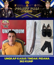 Gencar..! Satreskrim Polres PALI Ringkus Terduga Pelaku Pencurian di Air Itam
